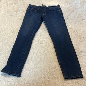 J Brand Dark Vintage Capri Jeans
